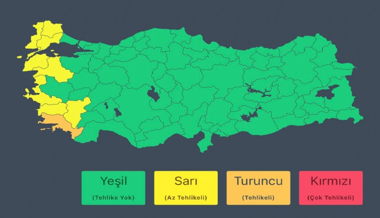İçişleri Bakanlığı uyardı: ''Şiddetli sağanağa karşı tedbirli olun''