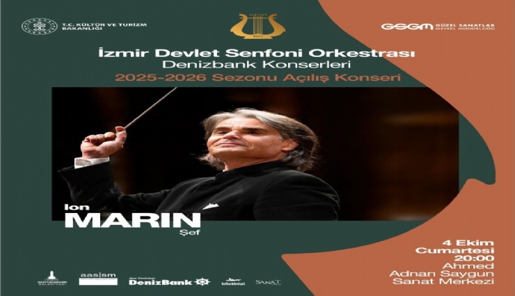 İzmir Devlet Senfoni Orkestrası 2025-2026 sezonunu açıyor