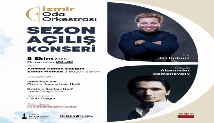 İzmir Oda Orkestrası 2025-2026 konser sezonunu açıyor