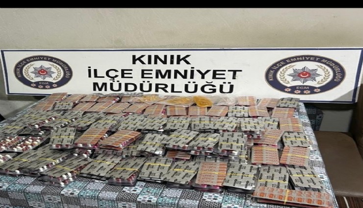 Kınık'ta uyuşturucu'ya geçit verilmedi: Çiftlik evinde binlerce hapla yakalandı