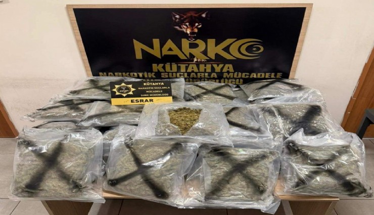 Kütahya’da narkotik operasyonu: 3 şüpheli tutuklandı