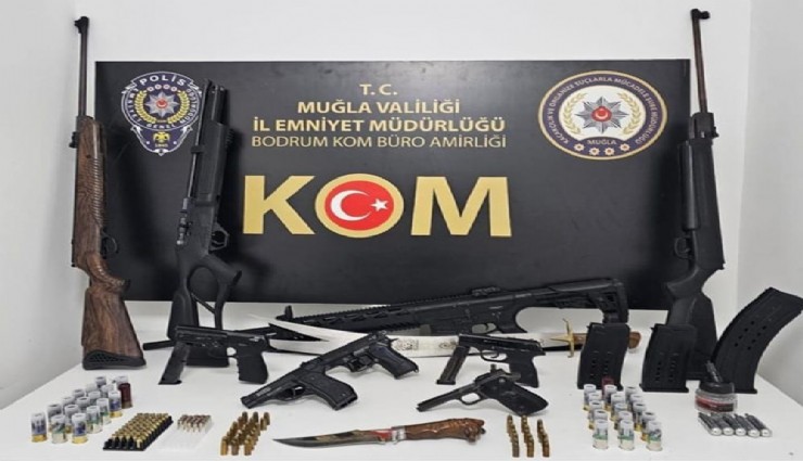 Muğla’da silah operasyonu: 4 tutuklama