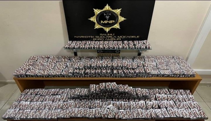 Salihli’de zehir  tacirlerine operasyon:4 kişiye tutuklama
