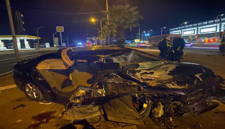 Turgutlu'da feci kaza: 1 ölü, 3 yaralı