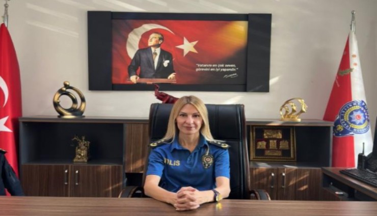 Yatağan’ın ilk kadın Emniyet Müdürü Doğan görevine başladı