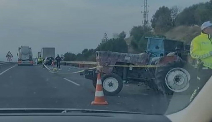 Akhisar'da zincirleme kaza: 1 ölü, 8 yaralı