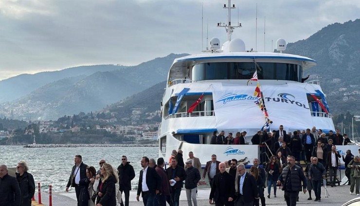 Aliaport'tan Midilli'ye ilk sefer gerçekleşti