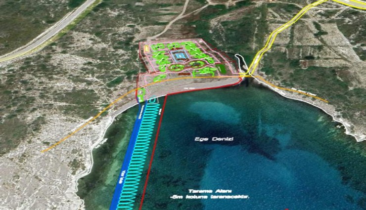 Alaçatı’da yat limanı ve otel projesi için ÇED süreci