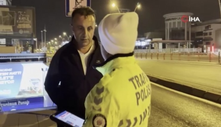 Ehliyetsiz sürücünün otomobilini almaya gelen şahıs da ehliyetsiz çıktı