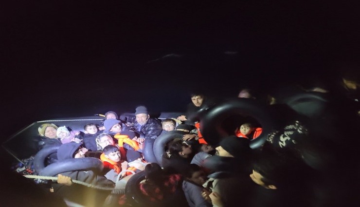 İzmir açıklarında göçmen hareketliliği
