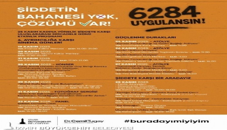 İzmir’de 25 Kasım etkinlikleri başlıyor