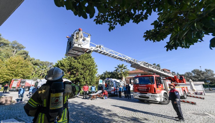 İzmir Doğal Yaşam Parkı’nda acil durum tatbikatı
