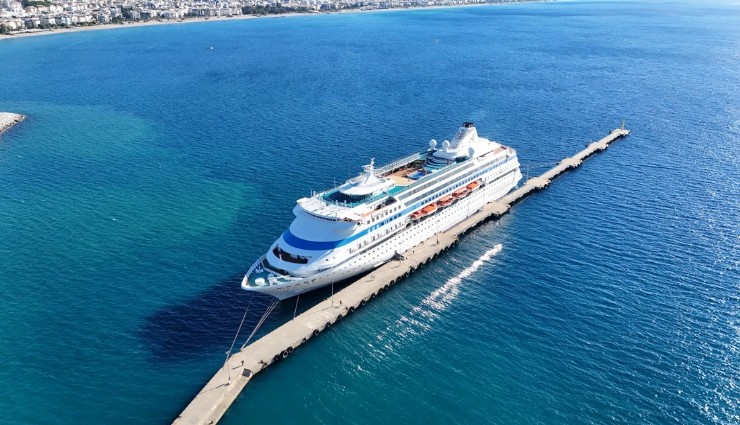 Lüks kruvaziyer yolcuları Alanya’dan İzmir’e geliyor