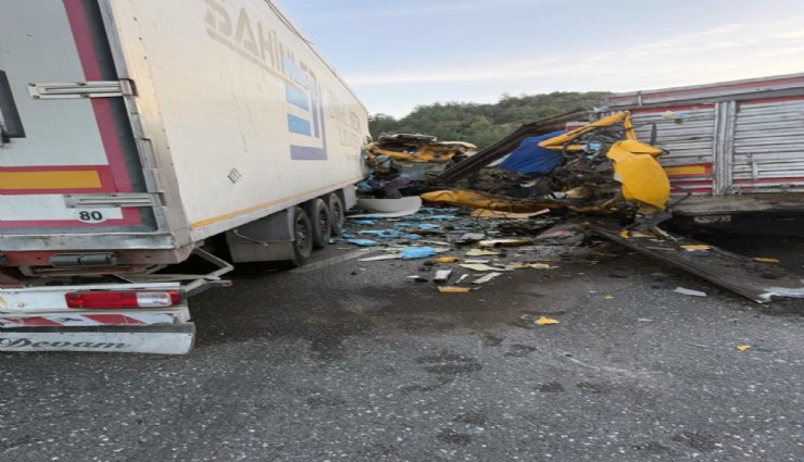 Muğla'da iki tır çarpıştı: 2 yaralı