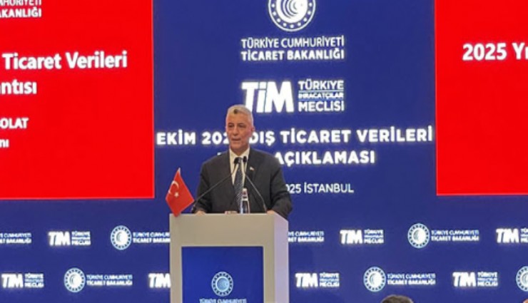 Ticaret Bakanı Bolat Ekim ayı ihracatını açıkladı