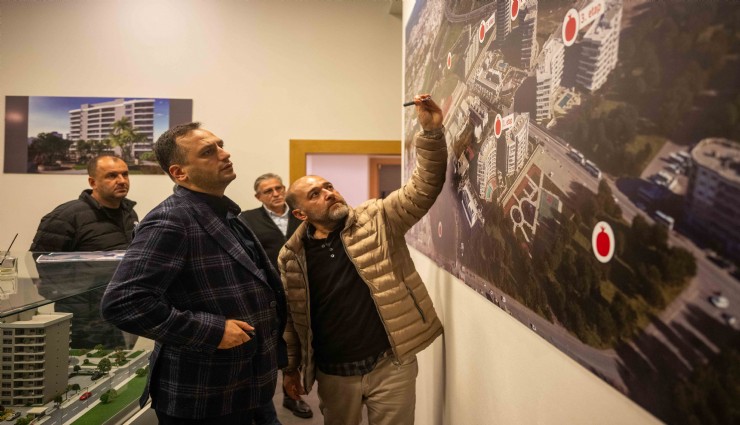 Başkan Ömer Eşki Karacaoğlan’da sahaya indi