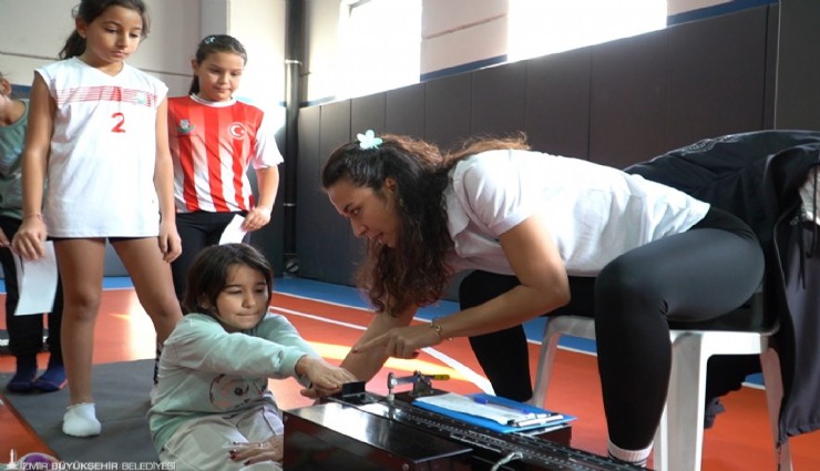 Büyükşehir’in sportif yetenek ölçümü İzmir’e yayılıyor