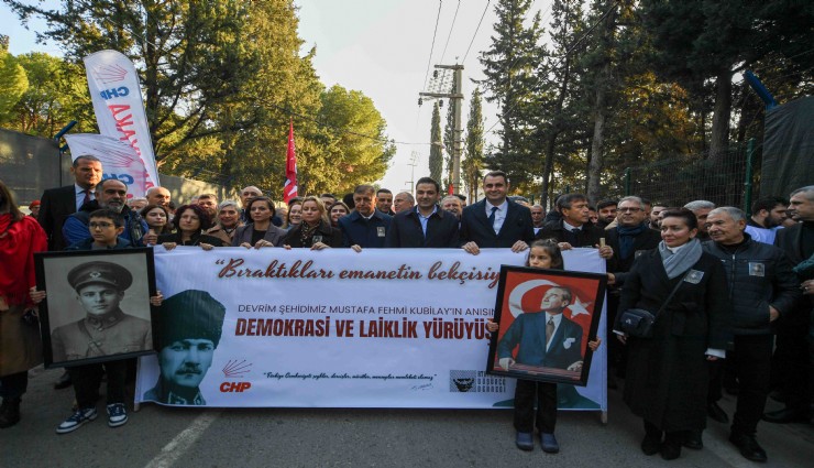 CHP İzmir Kubilay'ı andı: Cumhuriyet sahipsiz değildir, Cumhuriyet biziz