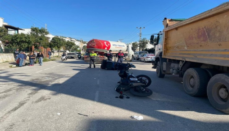 İki motosiklet çarpıştı: 1  can kaybı, 1 yaralı