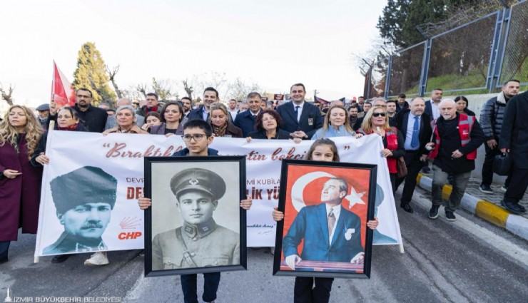 İzmir’de Kubilay için Demokrasi ve Laiklik yürüyüşü