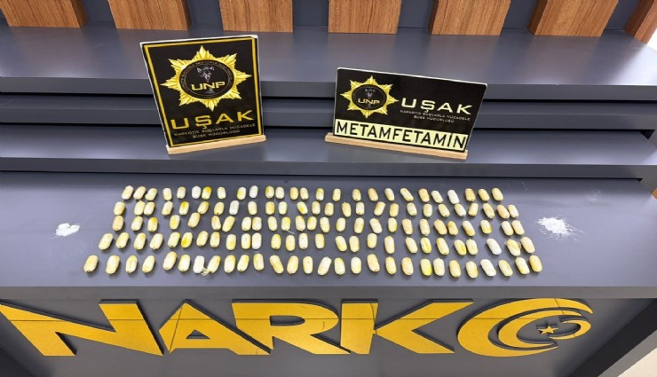 Midesinden 1 kilo 116 gram uyuşturucu çıktı