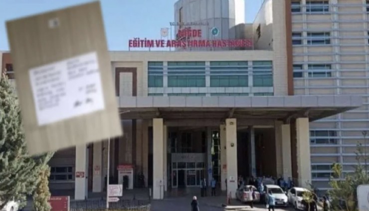 Niğde’de yangın sonrası hastanede yeni tartışma: Doktor kapısına not astı