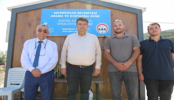 Seferihisar Belediyesi Arama Kurtarma ekibi Afad Akreditasyon Sertifikası aldı