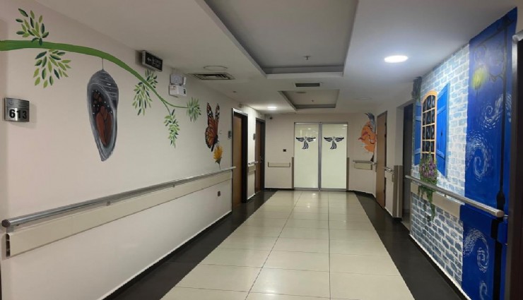 Türkiye’de bir ilk: Palyatif bakım koridorları sanatla iyileştiriyor