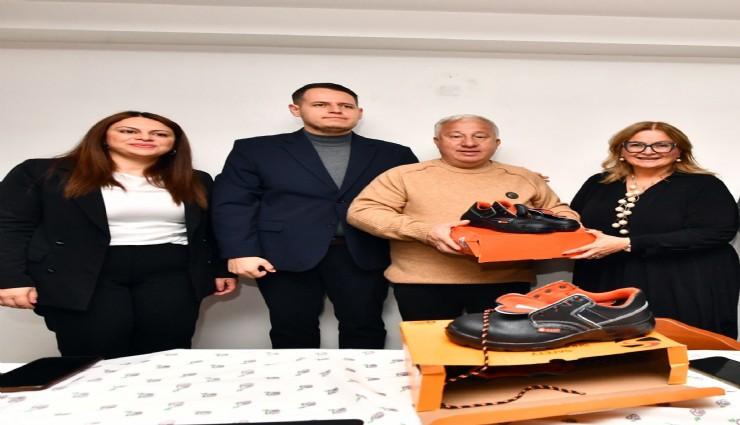Büyükşehir'den sanayide staj yapan öğrencilere koruyucu ekipman desteği