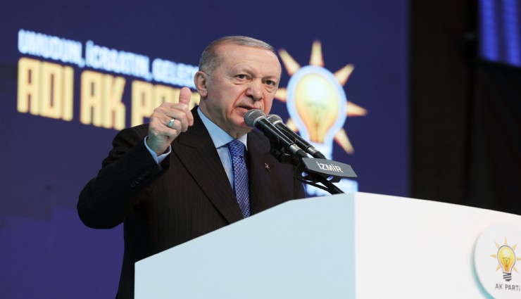 Cumhurbaşkanı Erdoğan’dan muhalefete İzmir eleştirisi: 