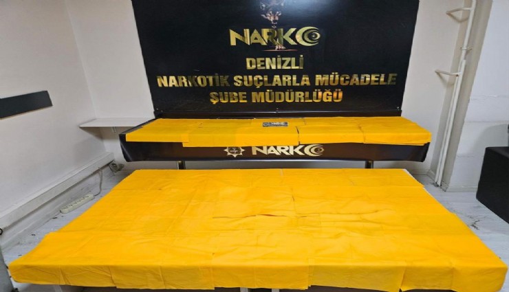 Denizli'de kamyonette 22 milyonluk uyuşturucuya 1 tutuklama