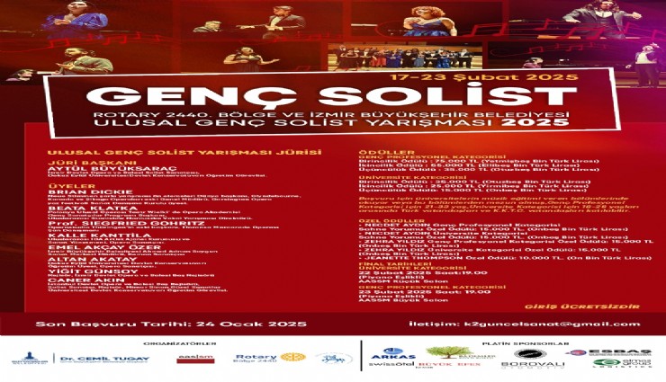 Genç opera sanatçıları Ulusal Genç Solist Yarışması’nda mücadele edecek