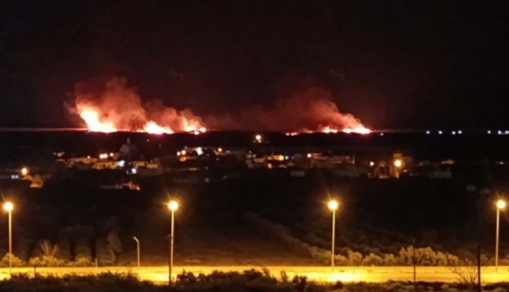 Kuş cenneti cehenneme döndü, bin dönümlük alan yandı