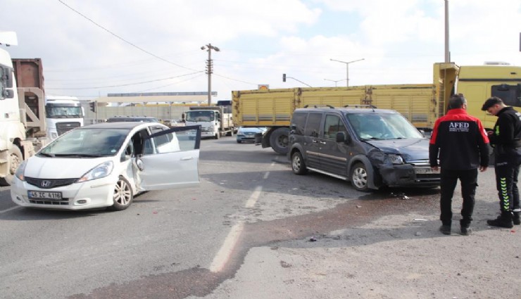 Manisa'da trafik kazası: 1 kişi yaralandı