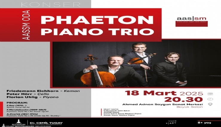AASSM’de Phaeton Piano Trio konseri