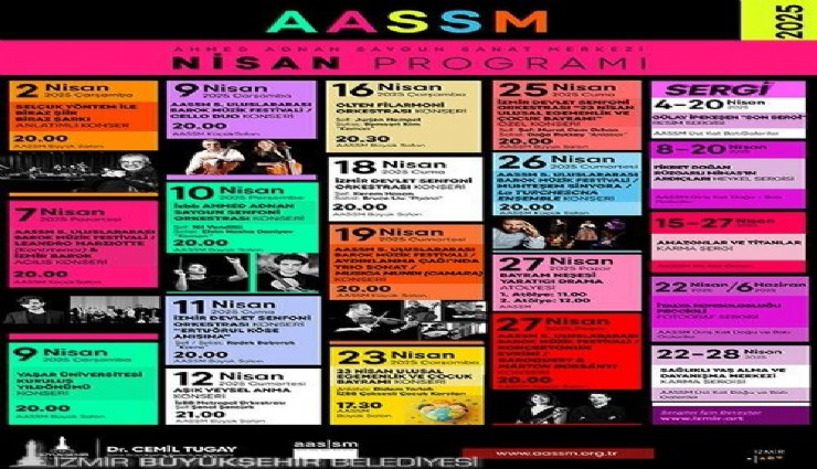 ASSSM’de nisan yağmuru gibi sanat programı