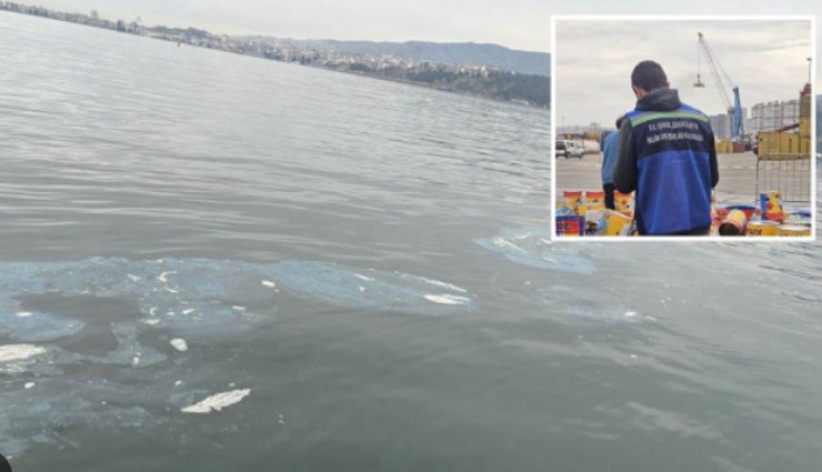İzmir Körfezi'ne boya döken firmaya bakanlıktan 8.3 milyonluk ceza