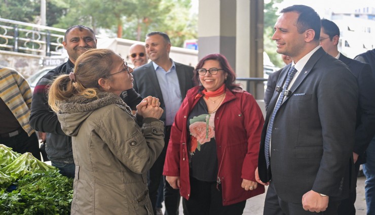Başkan Eşki’den pazaryeri ziyareti