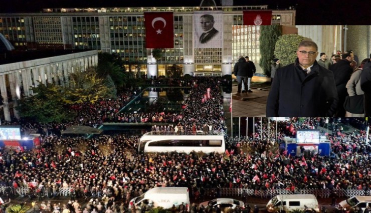 Başkan Tugay'dan İstanbul Saraçhane’de İmamoğlu’na tam destek: Hak mücadelesini sürdüreceğiz