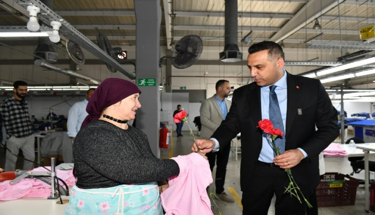 Başkan Yıldız’dan Tekstil İşçisi Kadınlara ziyaret