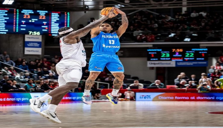 Basketbol Şampiyonlar Ligi: Pallacanestro Reggiana: 77 - Aliağa Petkimspor: 70