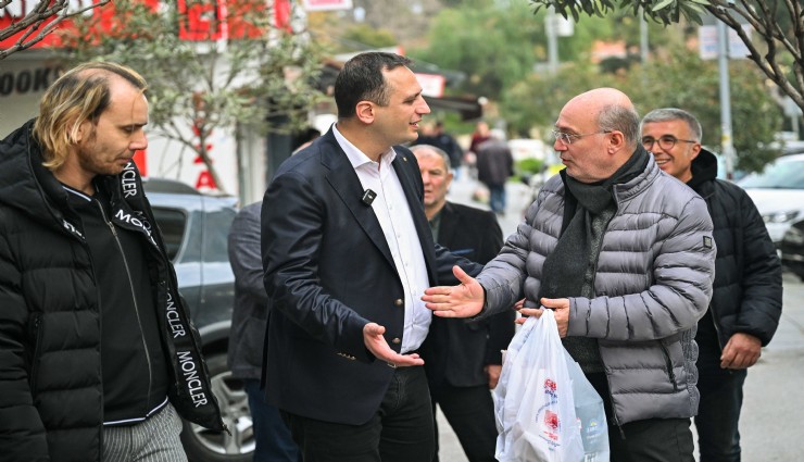Bornova’da esnafa destek ziyareti