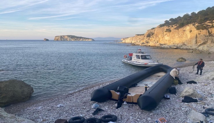 Foça ve Karaburun'da göçmen operasyonu: 38 düzensiz göçmen yakalandı