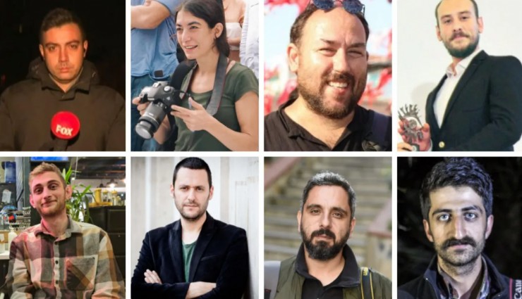 Gözaltına alınan gazetecilere gazetecilerden destek: 'Haberin ve gerçeğin ışığı sönmemelidir'