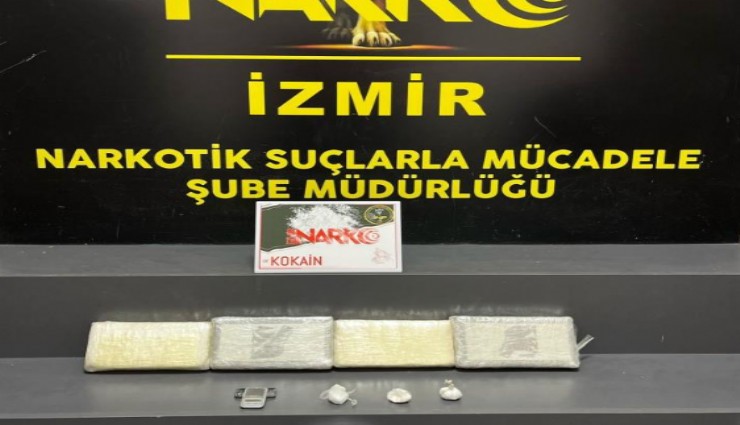 İzmir'de kokain satıcına narkotikten baskın