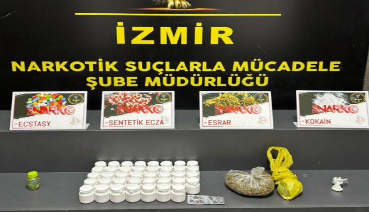 İzmir'de uyuşturucu tacirlerine baskın: 2 tutuklama