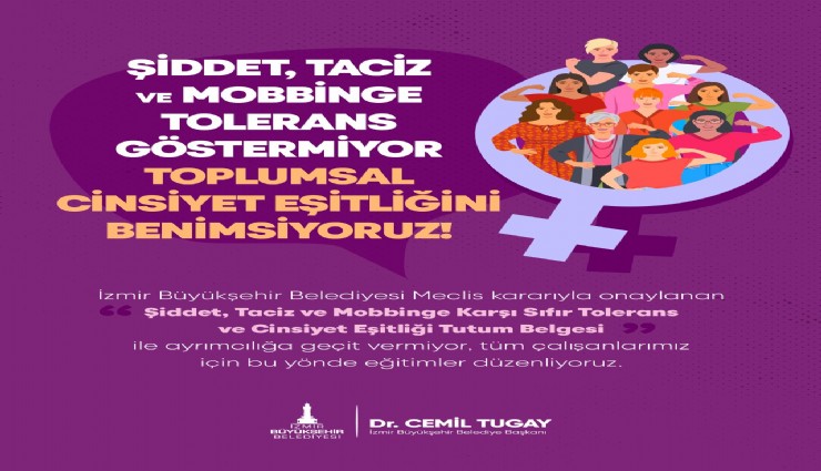 İzmir Şiddete Karşı Sıfır Tolerans diyor