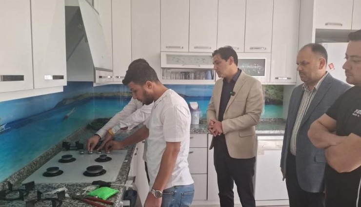 Manisa Selendi'de doğalgaz sevinci
