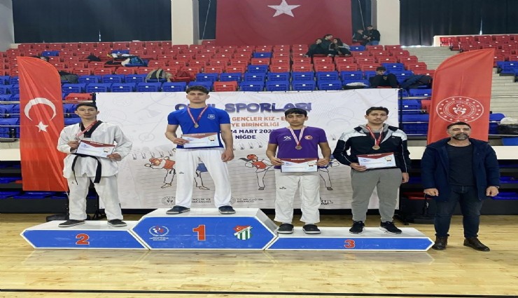 Manisalı taekwondocu Türkiye Şampiyonu oldu