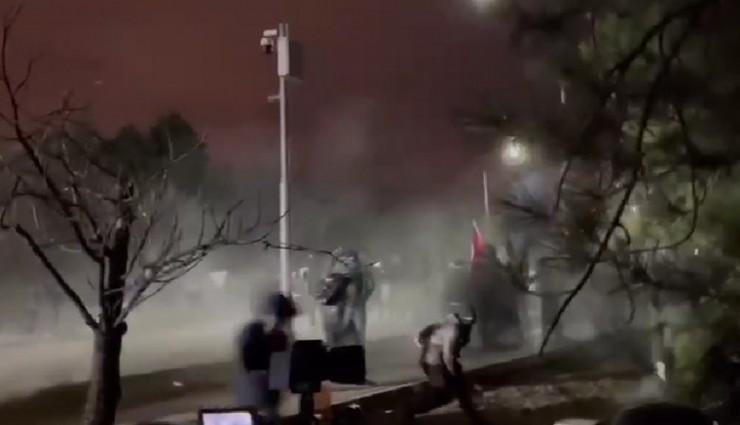 ODTÜ’de öğrencilere çok sert polis müdahalesi